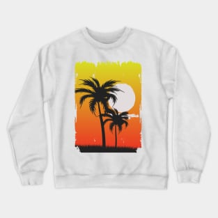 Palm sunset Crewneck Sweatshirt